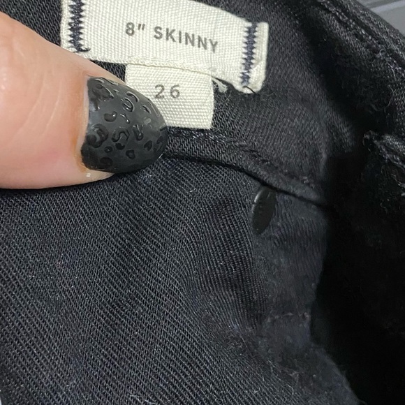 MADEWELL Sz 26 Skinny Black Jeans - Picture 5 of 7